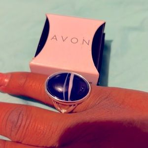 Avon China blue oval ring size 8 only $12